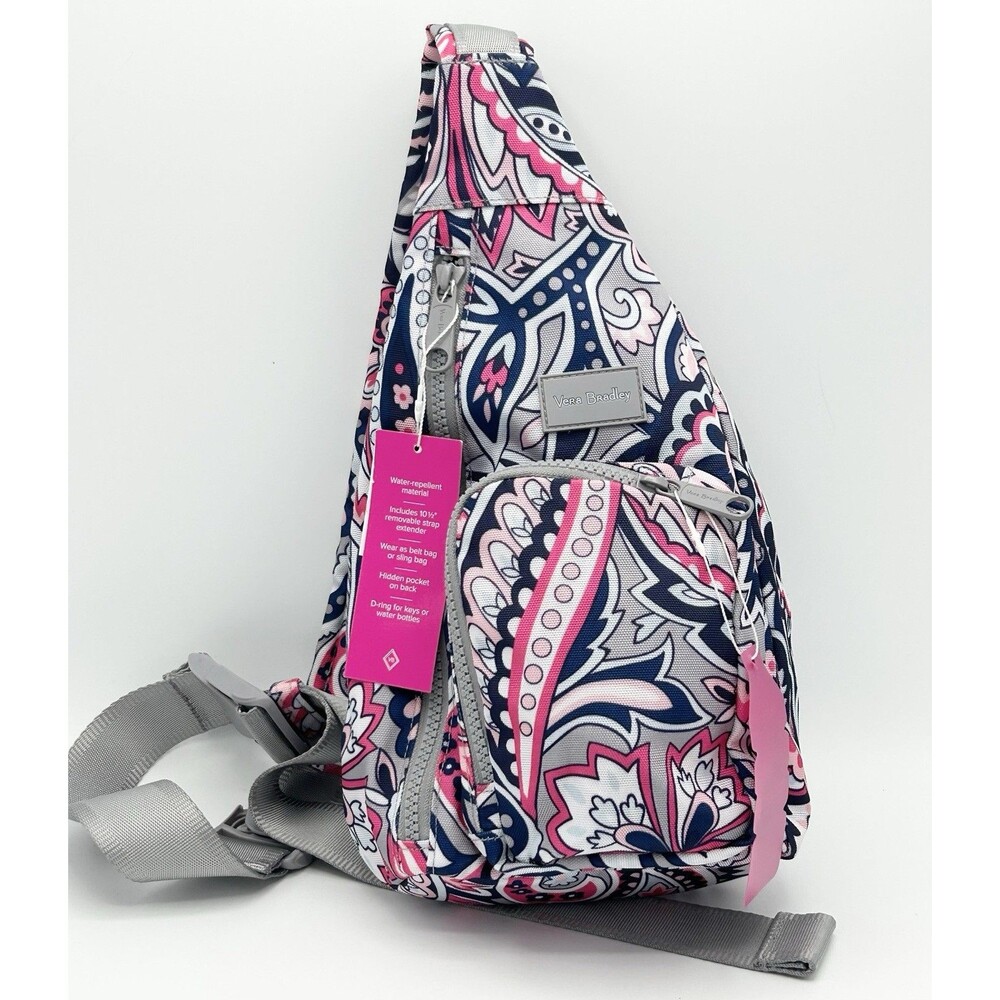 Vera Bradley Sling Mini Backpack - Crossbody - Gramercy Paisley Pattern